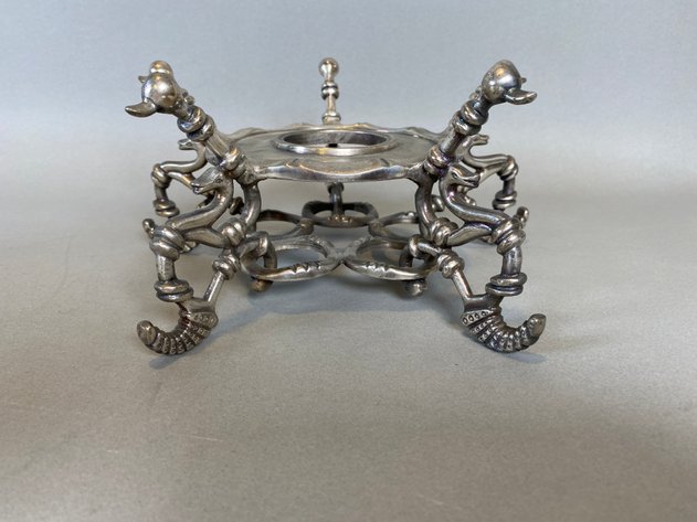 Image for Crystal Bowl/Pewter Pedestal