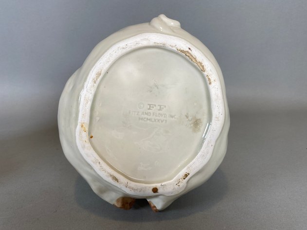 Image for Vintage Fitz & Floyd Pig Cookie Jar & Italian Pig Soup Tureen with Ladle