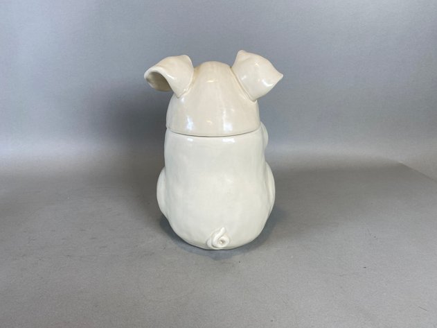 Image for Vintage Fitz & Floyd Pig Cookie Jar & Italian Pig Soup Tureen with Ladle