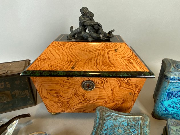 Image for Collection of Vintage Tobacco Tins, Wooden Box, Pipe Accessories & Smoking Collectibles