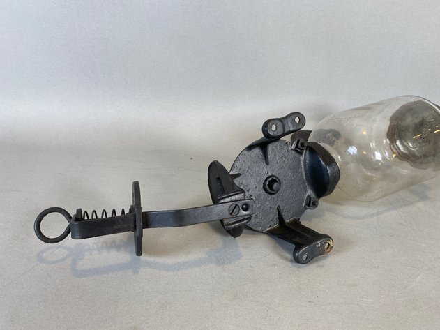 Image for Antique Arcade Crystal Wall-Mounted Coffee Grinder