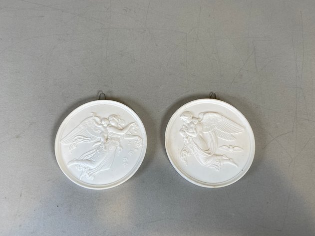 Image for Pair of Bing & Grondal Royal Copenhagen Porcelain Plates