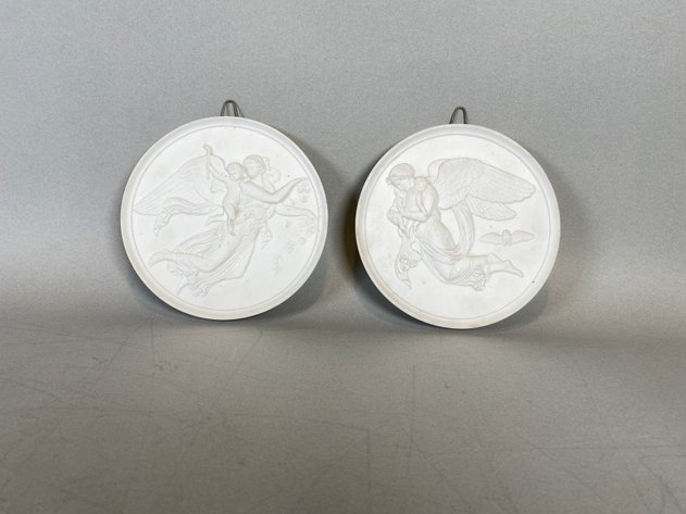 Image for Pair of Bing & Grondal Royal Copenhagen Porcelain Plates