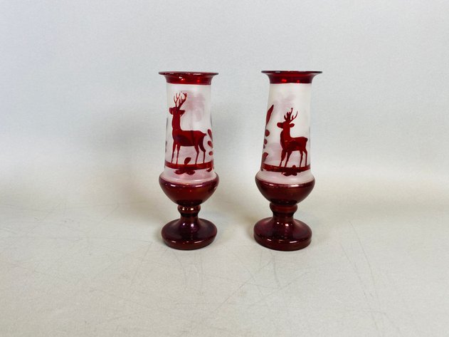 Image for Assortment of Decorative Glassware Including Empoli Style Pitcher, Lenox Porcelain Trinket Dishes, Pink Depression Glass Bowls & More