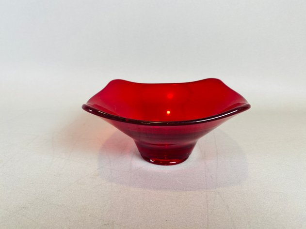 Image for Assortment of Decorative Glassware Including Empoli Style Pitcher, Lenox Porcelain Trinket Dishes, Pink Depression Glass Bowls & More