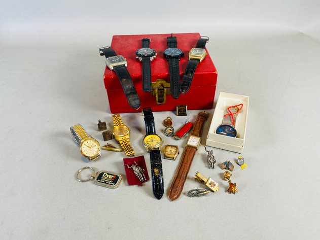 Image for Vintage Men's Watches, Pins & Cufflinks
