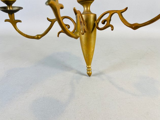 Image for (2) Brass Wall Sconces