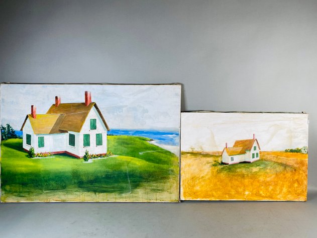 Image for (2) Original Oil Paintings