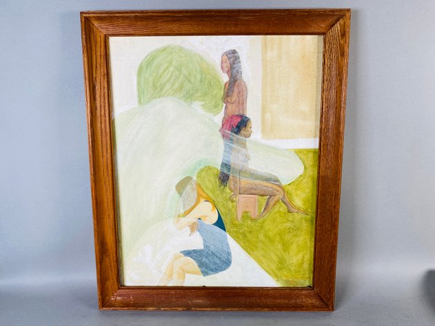 Image for (3) Original Works of Art Done on Board, (1) Signed by Artist