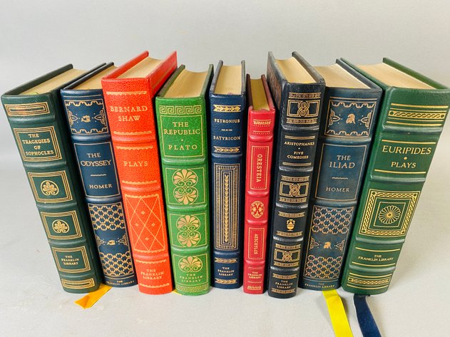 Image for Collection of (9) Franklin Libraries Books, Various Authors, Classics and Novels