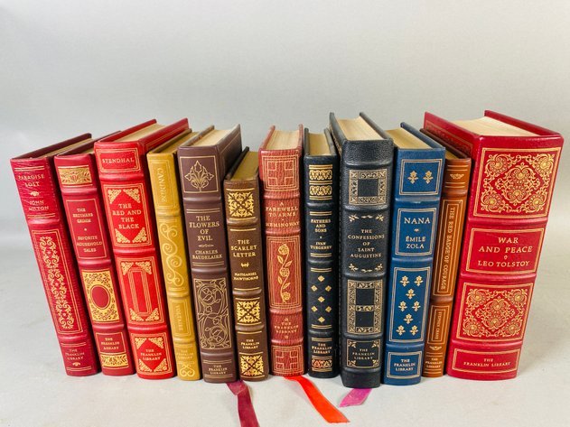 Image for Collection of (12) Franklin Libraries Books, Various Authors, Classics and Novels