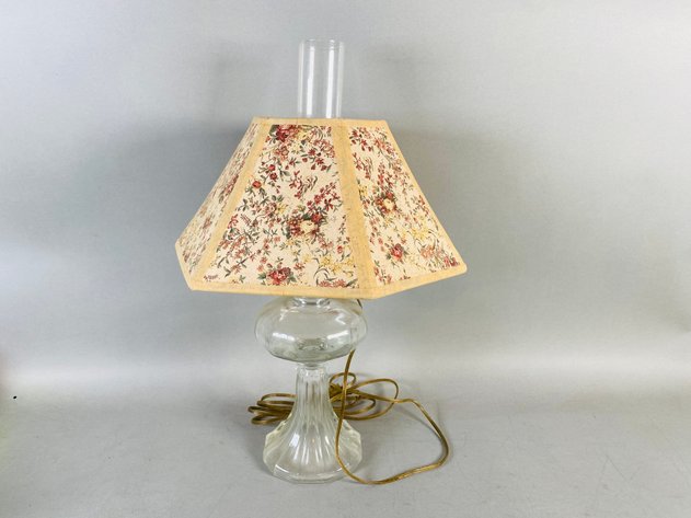 Image for Assortment of Vintage Oil Lamps and Glass Shades