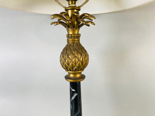 Image for Wildwood Table Lamp with Cast Brass Palm Frond Detail