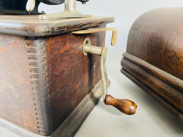 Image for Edison Home Phonograph with Bentwood Carry Case