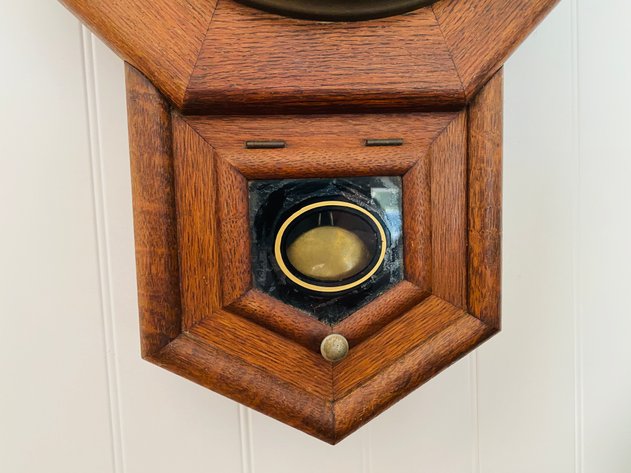 Image for Antique Seth Thomas Schoolhouse Wall Clock