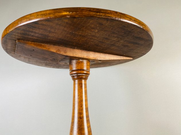 Image for Antique George III Mahogany Lamp Table With Tripod Base