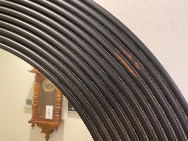 Image for Pier One Channeled Wood Mirror with Ribbed Frame