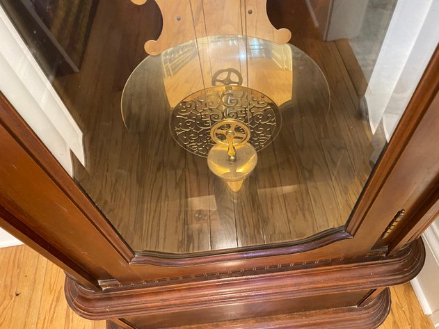 Image for Seth Thomas Long Case Grandfather Clock Model #4513
