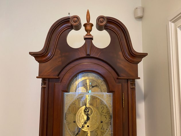 Image for Seth Thomas Long Case Grandfather Clock Model #4513