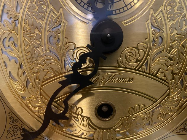 Image for Seth Thomas Long Case Grandfather Clock Model #4513