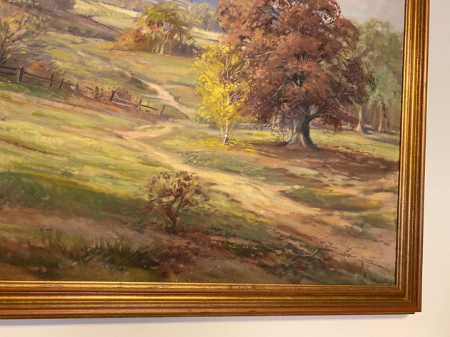 Image for Original Oil on Canvas, Signed by Artist Jefferson