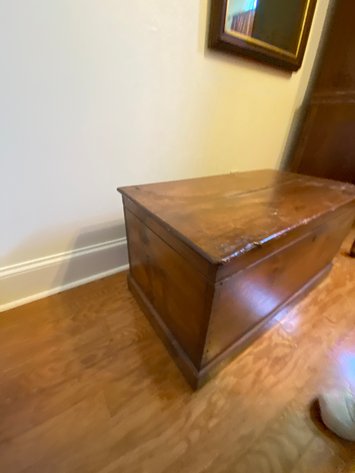 Image for Antique Pine Storage Chest / Trunk
