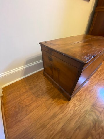 Image for Antique Pine Storage Chest / Trunk