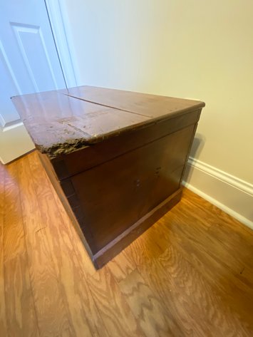 Image for Antique Pine Storage Chest / Trunk