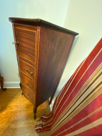 Image for Antique Locking Lingerie Chest with Key
