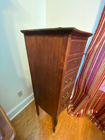 Image for Antique Locking Lingerie Chest with Key