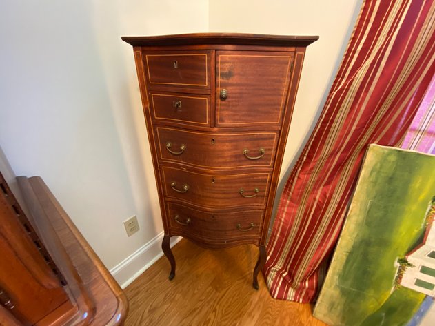 Image for Antique Locking Lingerie Chest with Key