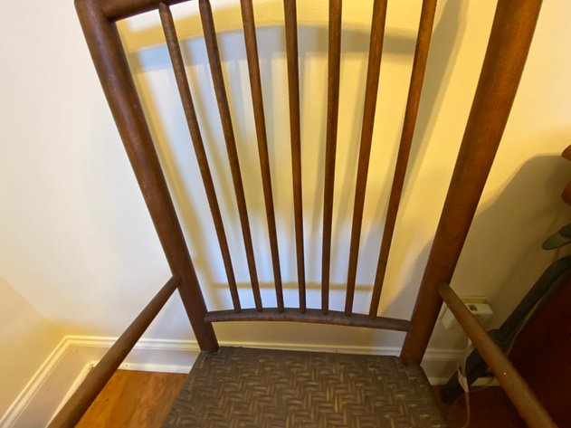 Image for Antique French Provencial Rush Bottom Dining Chair