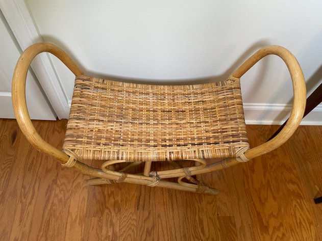 Image for Vintage Rattan Stool