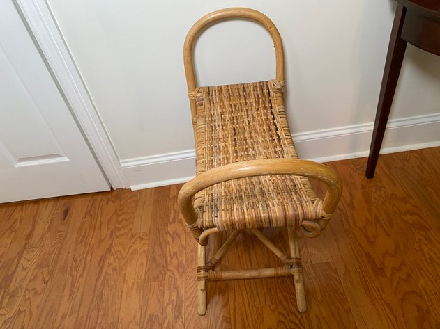 Image for Vintage Rattan Stool