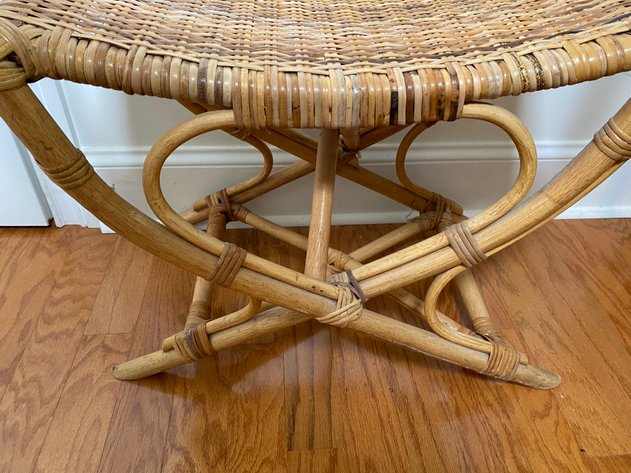 Image for Vintage Rattan Stool