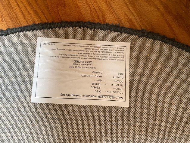 Image for Virgin Wool Round Area Rug
