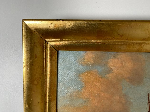 Image for Framed Original Oil on Canvas Signed by Alfred Gabali