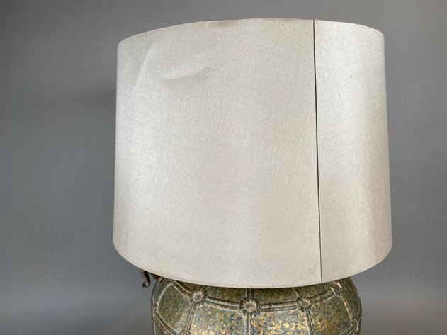 Image for Chinese Archaistic Metal Vase Style Table Lamp