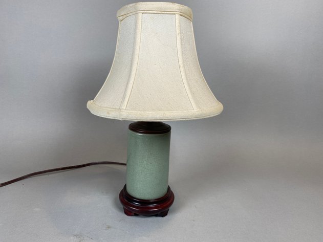 Image for Vintage Celadon Table Lamp