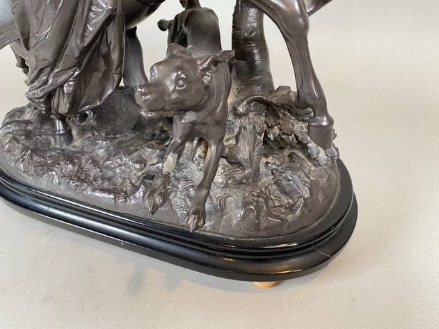 Image for Vintage Bronze Style Sculpture 