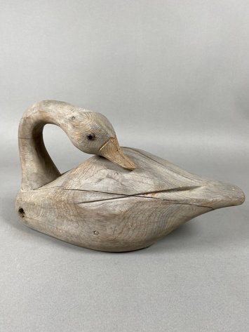 Image for Wooden Vintage Duck
