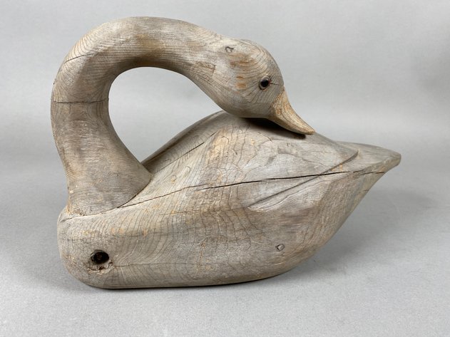 Image for Wooden Vintage Duck