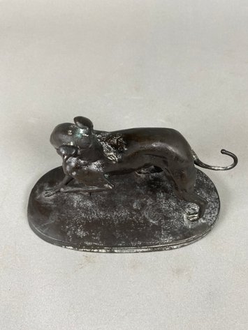Image for Bronze Whippet Sculpture