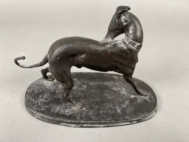 Image for Bronze Whippet Sculpture