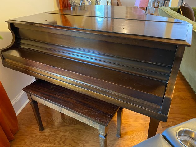 Image for CC Harvey Company Antique Piano