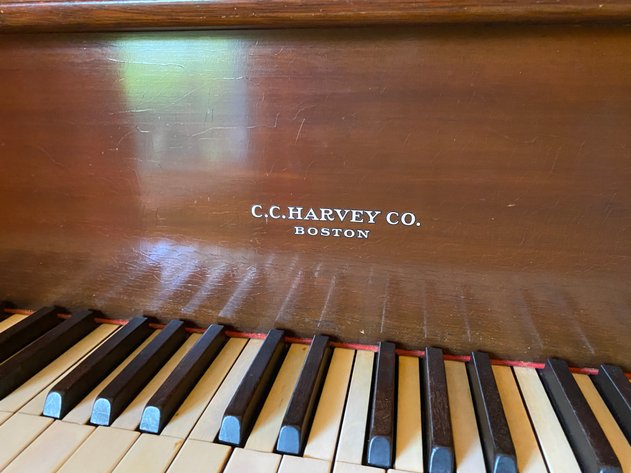Image for CC Harvey Company Antique Piano