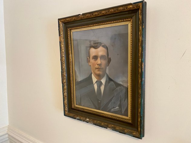 Image for Antique Framed Portrait of Man