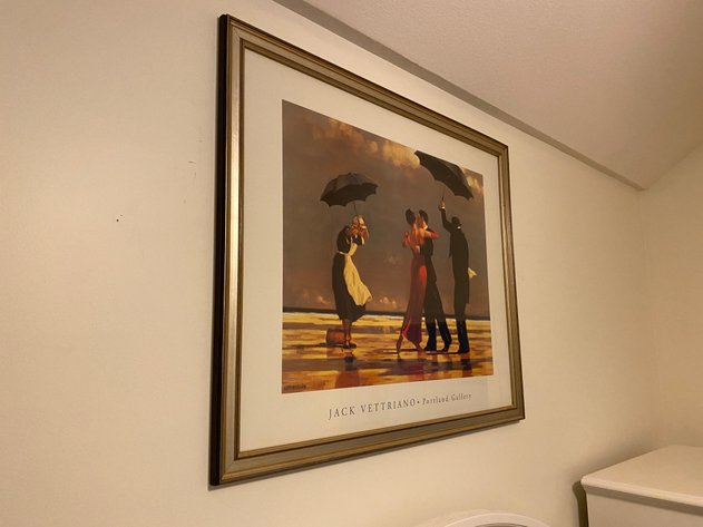 Image for Framed and Signed Jack Vettriano Portland Gallery Print
