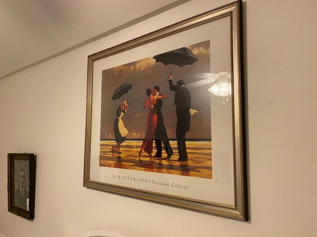 Image for Framed and Signed Jack Vettriano Portland Gallery Print
