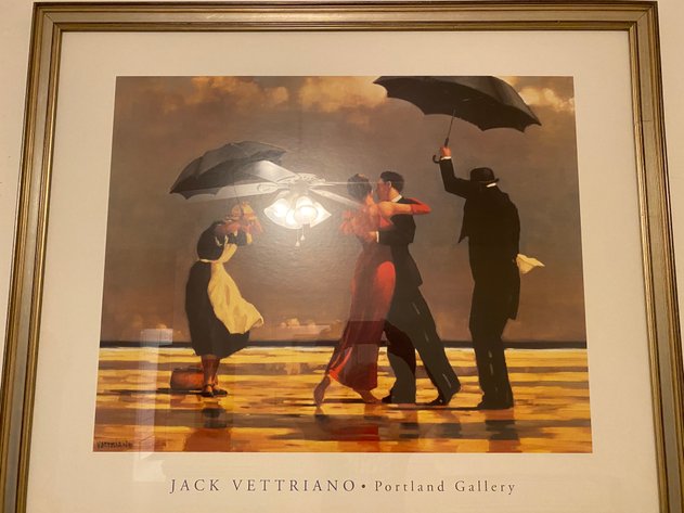 Image for Framed and Signed Jack Vettriano Portland Gallery Print